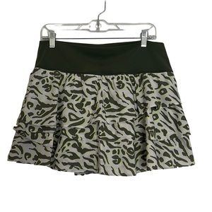 Offline by Aerie Green Cheetah Print Tennis Skirt sz XL